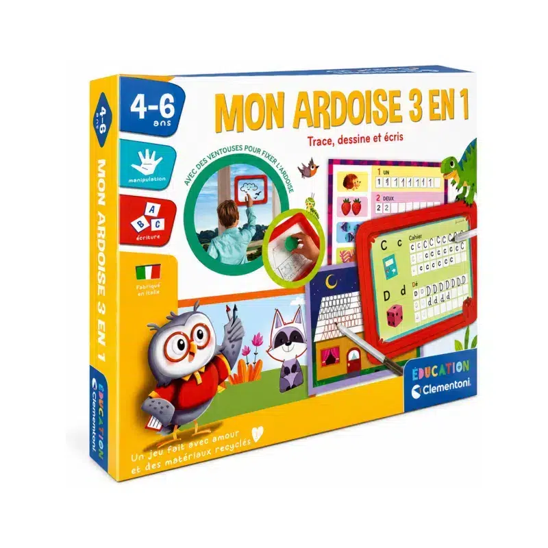Mon Ardoise 3 EN 1 - Clementoni