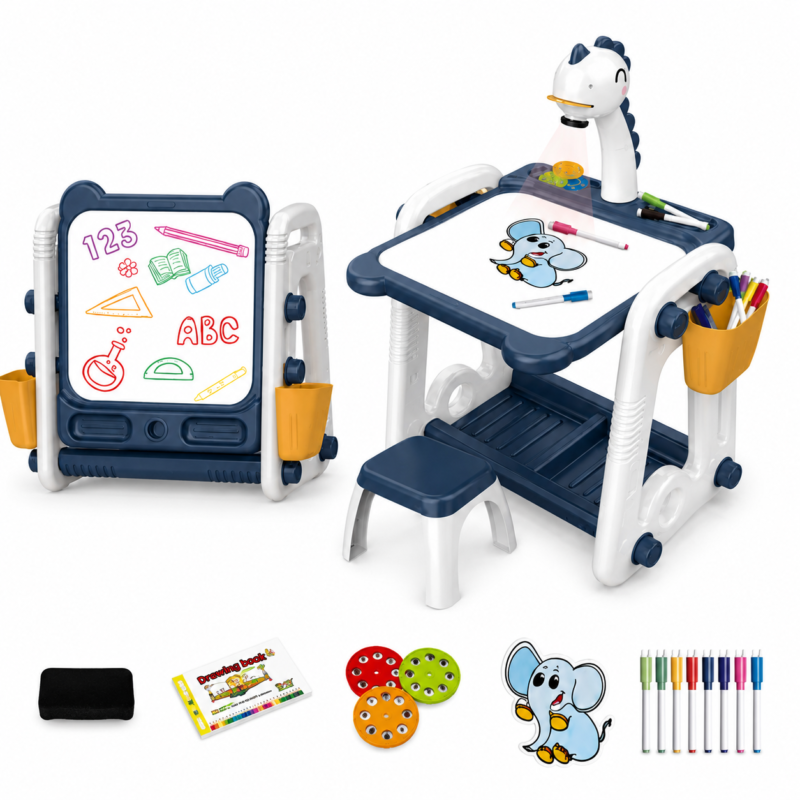 Table de Dessin Projecteur 3 en 1 Bleu