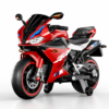 Moto électrique sportive 12V pour enfant avec roues en gomme
