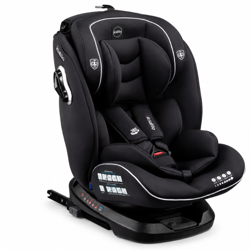 Siège Auto Rotatif Évolutif KBH311 Noir 360° ISOFIX 0-36 kg