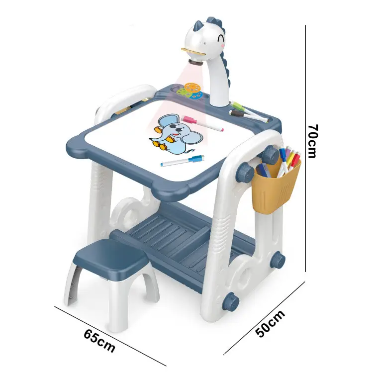Table de Dessin Projecteur 3 en 1 Bleu