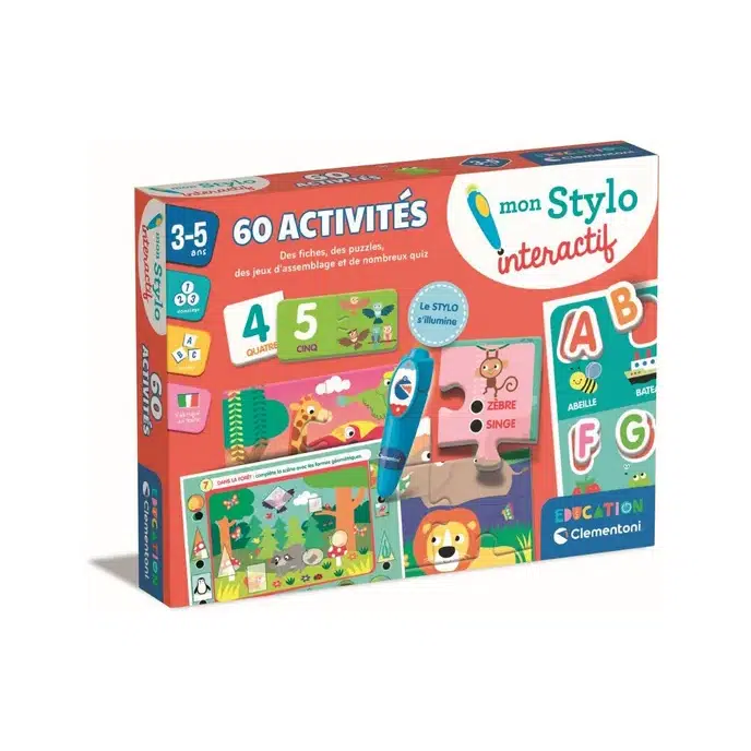 Mon Stylo Interactif avec 60 Activités – Clementoni