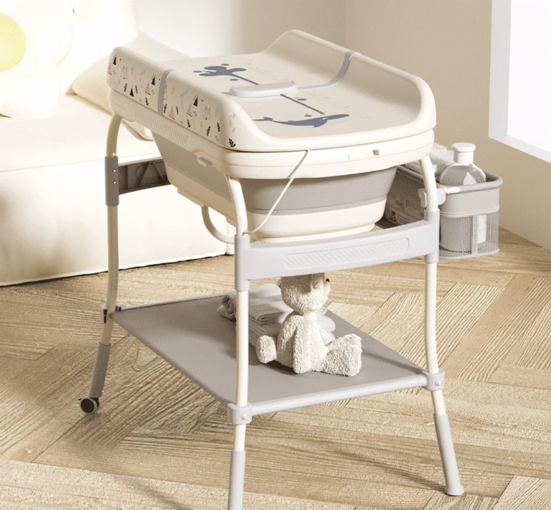 Table à langer & Baignoire avec Thermomètre digital intégré – Image 14