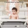 able à langer & Baignoire avec Thermomètre digital intégré