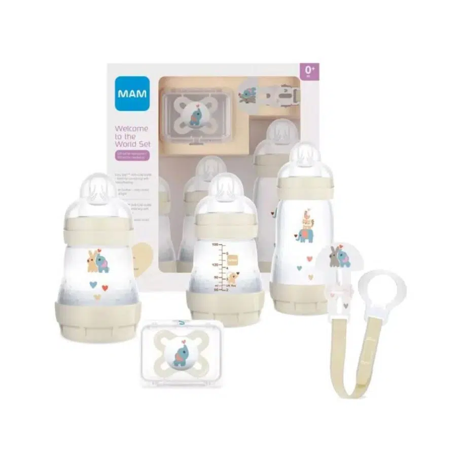Coffret cadeau Nouveau-né MAM - Beige
