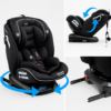 Siège Auto Rotatif Évolutif KBH311 Noir 360° ISOFIX 0-36 kg