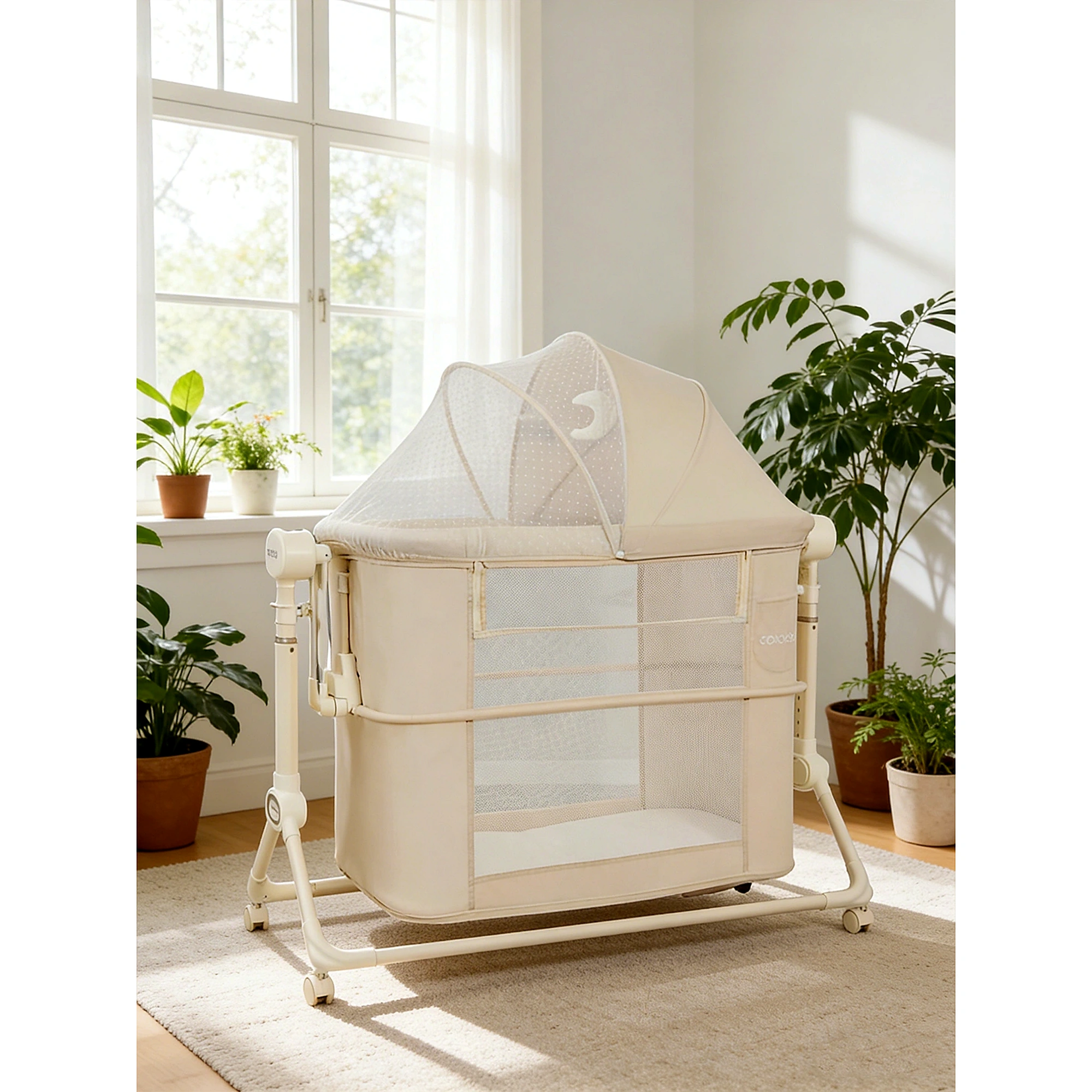 Berceau Cododo Électrique Balancelle 4 en 1 Cool Baby Beige