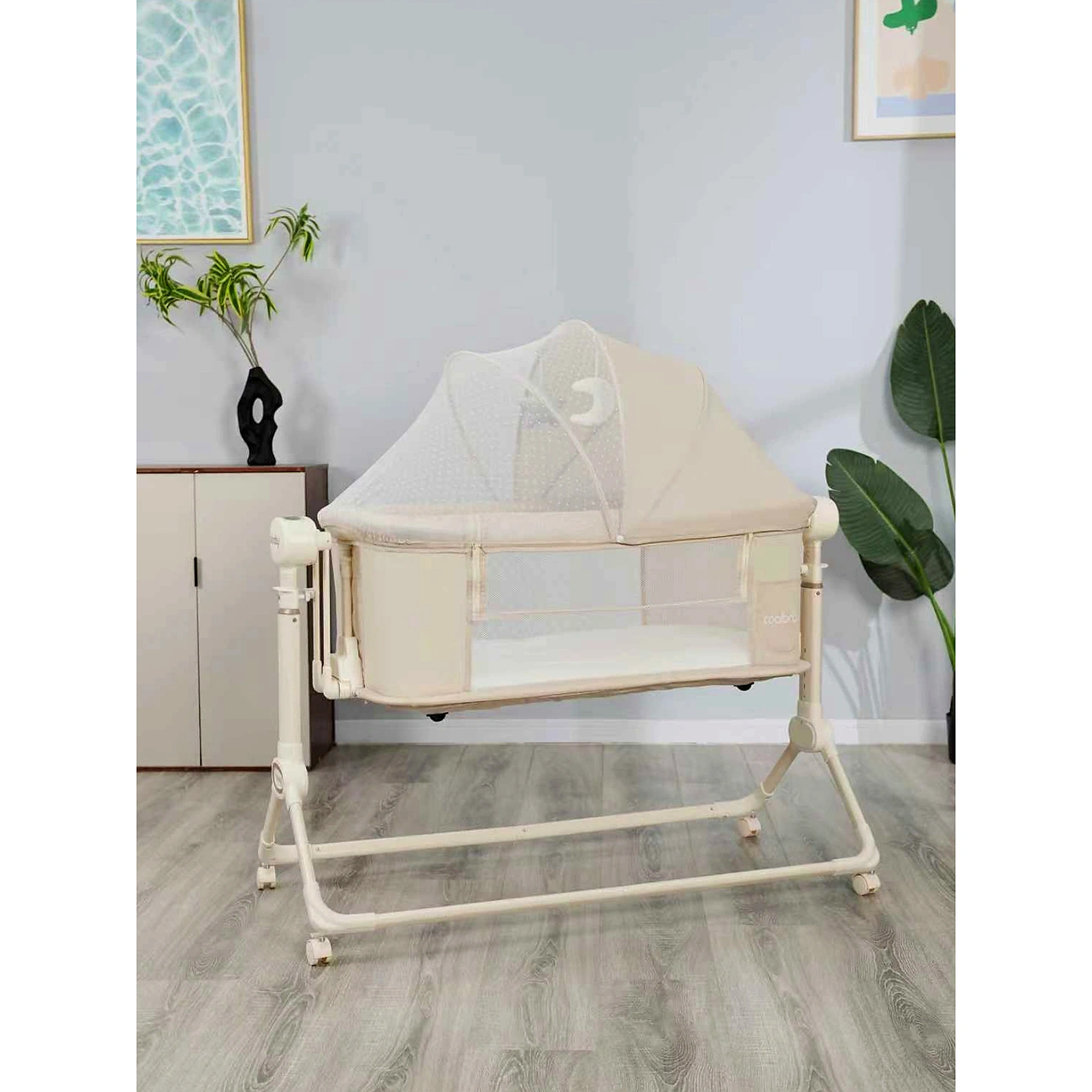 Berceau Cododo Électrique Balancelle 4 en 1 Cool Baby Beige