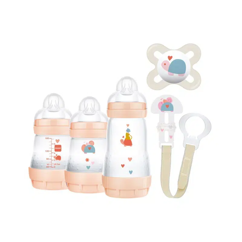 Coffret cadeau Nouveau-né MAM - Rose